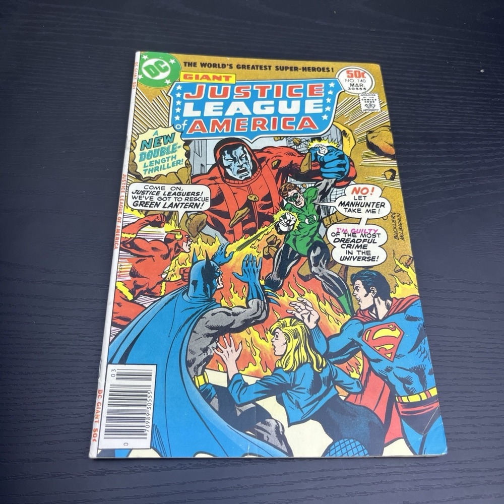 Justice League Of America #140 1st Manhunters Appearance DC 1977 Comic
